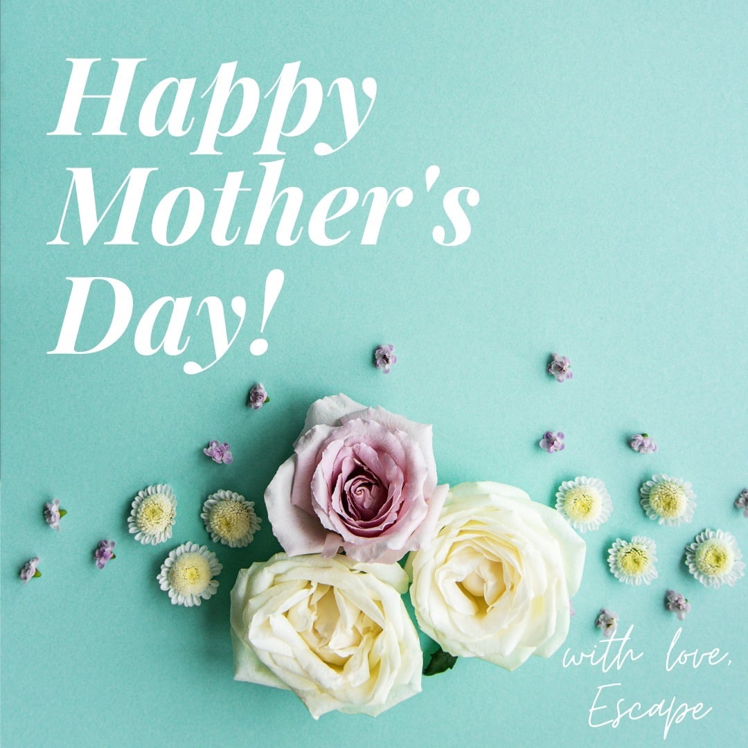 👸 💓 All hail mom! Hope all you moms are enjoying your special day! 

#escapeandfeelbetter #mothersday2022